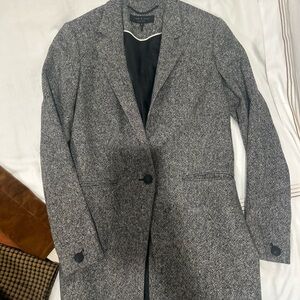 rag & bone Women's Black and White Tweed Blazer